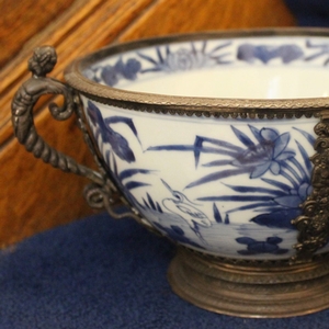 Early Chinese Blue and White Bowl 